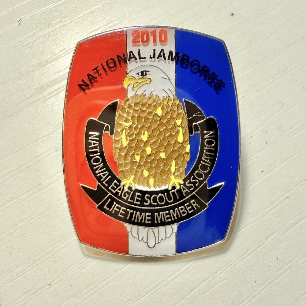 BSA 2010 National Jamboree NESA Pin Eagle Scouts Lifetime Member